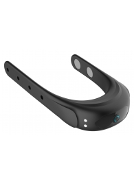 Черное эрекционное виброкольцо на ремешках - Boys of Toys - в Симферополе купить с доставкой