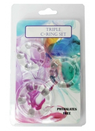 Набор из 3 эрекционных прозрачных колец - Boys of Toys - в Симферополе купить с доставкой