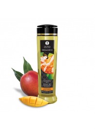 Массажное масло для тела Luscious Mango с ароматом манго - 240 мл. - Shunga - купить с доставкой в Симферополе