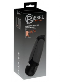 Черный вибромастурбатор с трехточечной стимуляцией Penis Trainer with 3 Point Stimulation - Orion - в Симферополе купить с доставкой