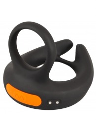 Черный вибростимулятор мошонки RC Scrotum Stimulator with Vibration - Orion - в Симферополе купить с доставкой