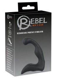 Черный перезаряжаемый стимулятор простаты с вибрацией - 14,6 см. - Orion - в Симферополе купить с доставкой