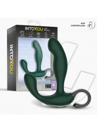 Зеленый вибромассажёр простаты Greeny - 12,8 см. - Intoyou - в Симферополе купить с доставкой