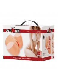 Телесный мастурбатор Liora с 2 любовными тоннелями - Baile - в Симферополе купить с доставкой