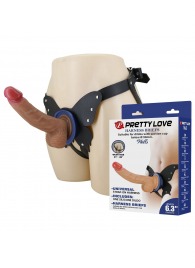 Поясной страпон Wells: трусики в форме бабочки и фаллоимитатор-насадка - Baile - купить с доставкой в Симферополе