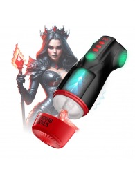 Интерактивный мастурбатор Raven с вакуумом, вибрацией и подсветкой - Shots Media BV - в Симферополе купить с доставкой