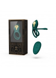 Зеленое эрекционное виброкольцо Bayek с пультом ДУ - Zalo - в Симферополе купить с доставкой