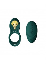 Зеленое эрекционное виброкольцо Bayek с пультом ДУ - Zalo - в Симферополе купить с доставкой