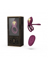 Фиолетовое эрекционное виброкольцо Bayek с пультом ДУ - Zalo - в Симферополе купить с доставкой