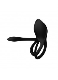 Черное эрекционное виброкольцо Bayek с пультом ДУ - Zalo - в Симферополе купить с доставкой