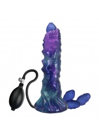 Фиолетовый яйцеродящий фаллоимитатор Duskwalker Sentinal на присоске - 22,4 см. - Baile - купить с доставкой в Симферополе