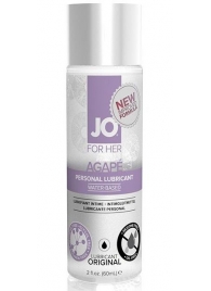 Лубрикант на водной основе для женщин JO AGAPE LUBRICANT ORIGINAL - 60 мл. - System JO - купить с доставкой в Симферополе