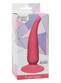 Розовая анальная пробка P-spot Teazer Pink - 12,2 см. - Lola Games - в Симферополе купить с доставкой