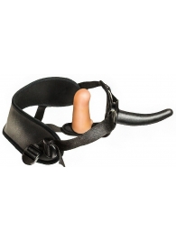 Женский страпон с вагинальной пробкой Woman Strap - 12 см. - LOVETOY (А-Полимер) - купить с доставкой в Симферополе