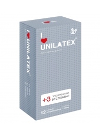 Презервативы с точками Unilatex Dotted - 12 шт. + 3 шт. в подарок - Unilatex - купить с доставкой в Симферополе