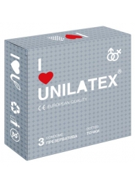 Презервативы с точками Unilatex Dotted - 3 шт. - Unilatex - купить с доставкой в Симферополе