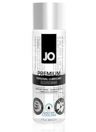 Охлаждающий лубрикант на силиконовой основе JO Personal Premium Lubricant Cooling - 60 мл. - System JO - купить с доставкой в Симферополе