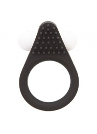 Чёрное эрекционное кольцо LIT-UP SILICONE STIMU RING 1 BLACK - Dream Toys - в Симферополе купить с доставкой