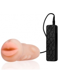 Мастурбатор-ротик с вибрацией REALSTUFF VIBRATING MASTURBATOR MOUTH - Dream Toys - в Симферополе купить с доставкой