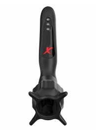 Чёрный вибростимулятор для головки члена с эффектом всасывания Vibrating Roto-Sucker - Pipedream - в Симферополе купить с доставкой