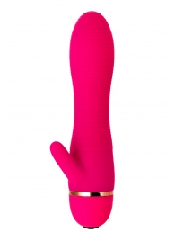 Розовый вибромассажёр с небольшим клиторальным отростком - 15 см. - A-toys купить в Симферополе с доставкой в Orgasmix.ru Розовый вибромассажёр с небольшим клиторальным отростком - 15 см. - A-toys