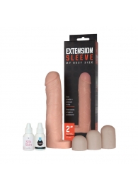 Насадка-удлинитель Extension sleeve с подхватом мошонки - 19 см. - Sitabella - в Симферополе купить с доставкой