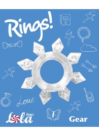 Прозрачное эрекционное кольцо Rings Gear - Lola Games - в Симферополе купить с доставкой