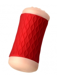 Двухсторонний мастурбатор JOS  NADIN в красном цилиндре - JOS - в Симферополе купить с доставкой