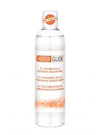 Гель-смазка 2-в-1 MASSAGE   LUBRICANT GUARANA - 300 мл. - Waterglide - купить с доставкой в Симферополе