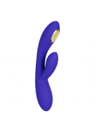 Фиолетовый вибратор с функцией электростимуляции Intimate E-Stimulator Dual Wand - 21,5 см. - California Exotic Novelties - купить с доставкой в Симферополе