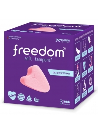 Женские гигиенические тампоны без веревочки FREEDOM normal - 3 шт. - Freedom - купить с доставкой в Симферополе