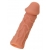 Телесная реалистичная насадка KOKOS Extreme Sleeve 05 с дополнительной стимуляцией - 12,7 см. - KOKOS - в Симферополе купить с доставкой