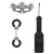 Черный игровой набор Introductory Bondage Kit №4 - Shots Media BV - купить с доставкой в Симферополе