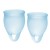 Набор голубых менструальных чаш Feel confident Menstrual Cup - Satisfyer - купить с доставкой в Симферополе
