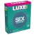 Ребристые презервативы LUXE Royal Sex Machine - 3 шт. - Luxe - купить с доставкой в Симферополе