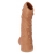 Телесная насадка с пупырышками и открытой головкой Nude Sleeve L - 14 см. - KOKOS - в Симферополе купить с доставкой