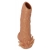 Телесная насадка с усиками и открытой головкой Nude Sleeve M - 12 см. - KOKOS - в Симферополе купить с доставкой