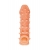 Телесная закрытая насадка с пупырышками Cock Sleeve Size M - 15,6 см. - KOKOS - в Симферополе купить с доставкой