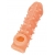 Телесная закрытая насадка с пупырышками Cock Sleeve Size L - 17,6 см. - KOKOS - в Симферополе купить с доставкой