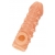 Телесная закрытая насадка с пучками шишечек Cock Sleeve Size M - 15,6 см. - KOKOS - в Симферополе купить с доставкой