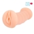 Телесный вибромастурбатор-вагина с комплектом эрекционных колец - Bior toys - в Симферополе купить с доставкой