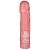 Розовая фаллическая насадка Vac-U-Lock 8  Crystal Jellies Dong - 20,3 см. - Doc Johnson - купить с доставкой в Симферополе