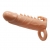 Телесная удлиняющая насадка Penis Sleeve Emmitt - 17 см. - Baile - в Симферополе купить с доставкой