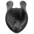 Чёрный мастурбатор Vibrating Silicone Stimulator с вибрацией - Pipedream - в Симферополе купить с доставкой