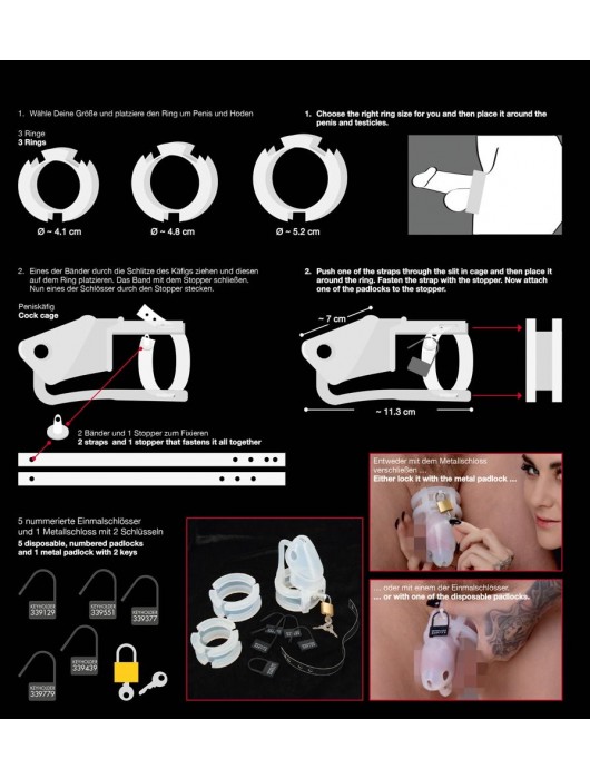 Набор для мужского пояса верности Cock Cage Set - Orion - купить с доставкой в Симферополе