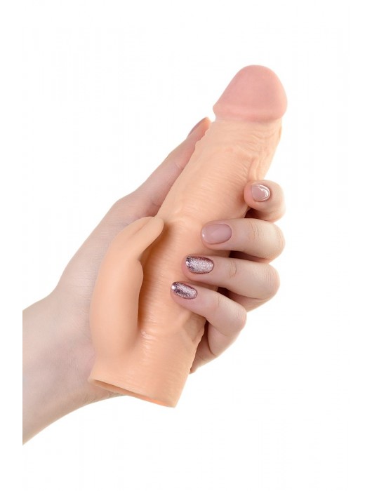 Телесная насадка Toyfa XLover для увеличения размера - 16,8 см. - ToyFa - в Симферополе купить с доставкой