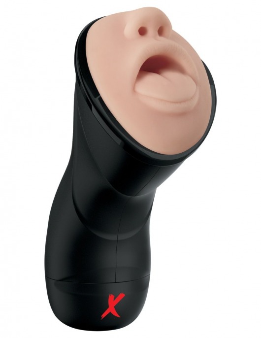 Мастурбатор-ротик Deep Throat Vibrating Stroker - Pipedream - в Симферополе купить с доставкой
