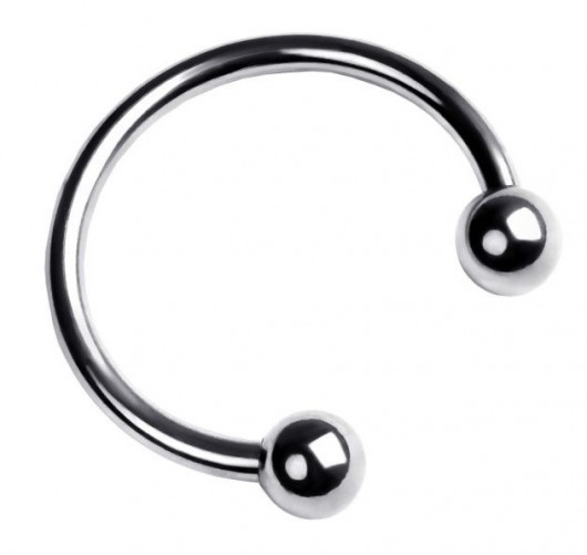 Серебристая подкова на головку пениса - ToyFa - купить с доставкой в Симферополе