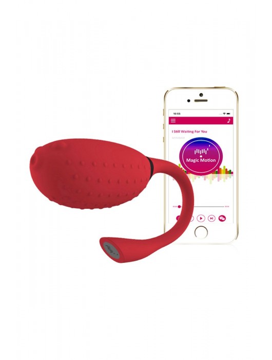 Красное виброяйцо в форме рыбки MAGIC FUGU - Magic Motion