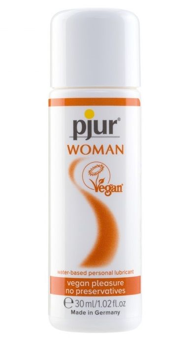 Лубрикант pjur WOMAN Vegan на водной основе - 30 мл. - Pjur - купить с доставкой в Симферополе